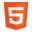 HTML5 skill icone